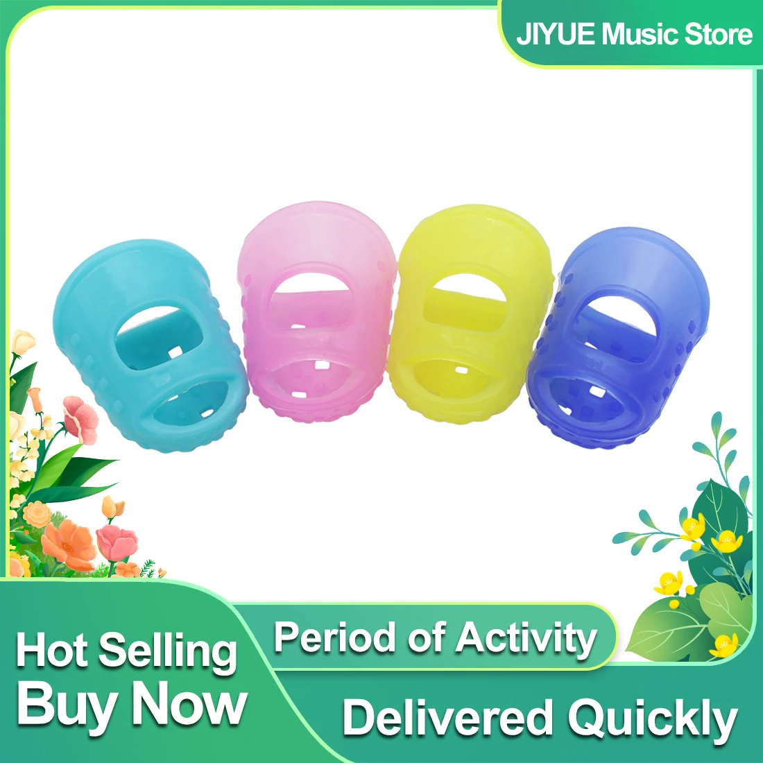 4 Teile/satz Gitarre Finger Abdeckungen Silikon Finger Guards Gitarre Fingertip Protektoren Für Ukulele Gitarre Teile Anfänger Zubehör