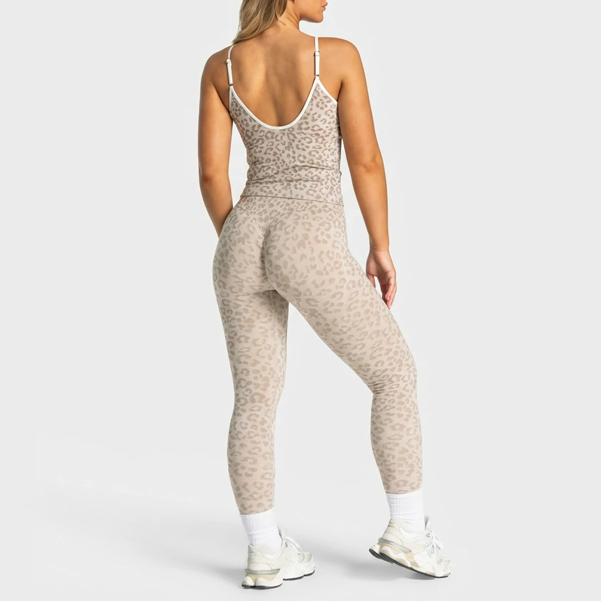 

Женский комплект для йоги из 2 предметов: леггинсы с высокой талией и спортивный бюстгальтер, бесшовный комплект для фитнеса и тренировок, быстросохнущая спортивная одежда