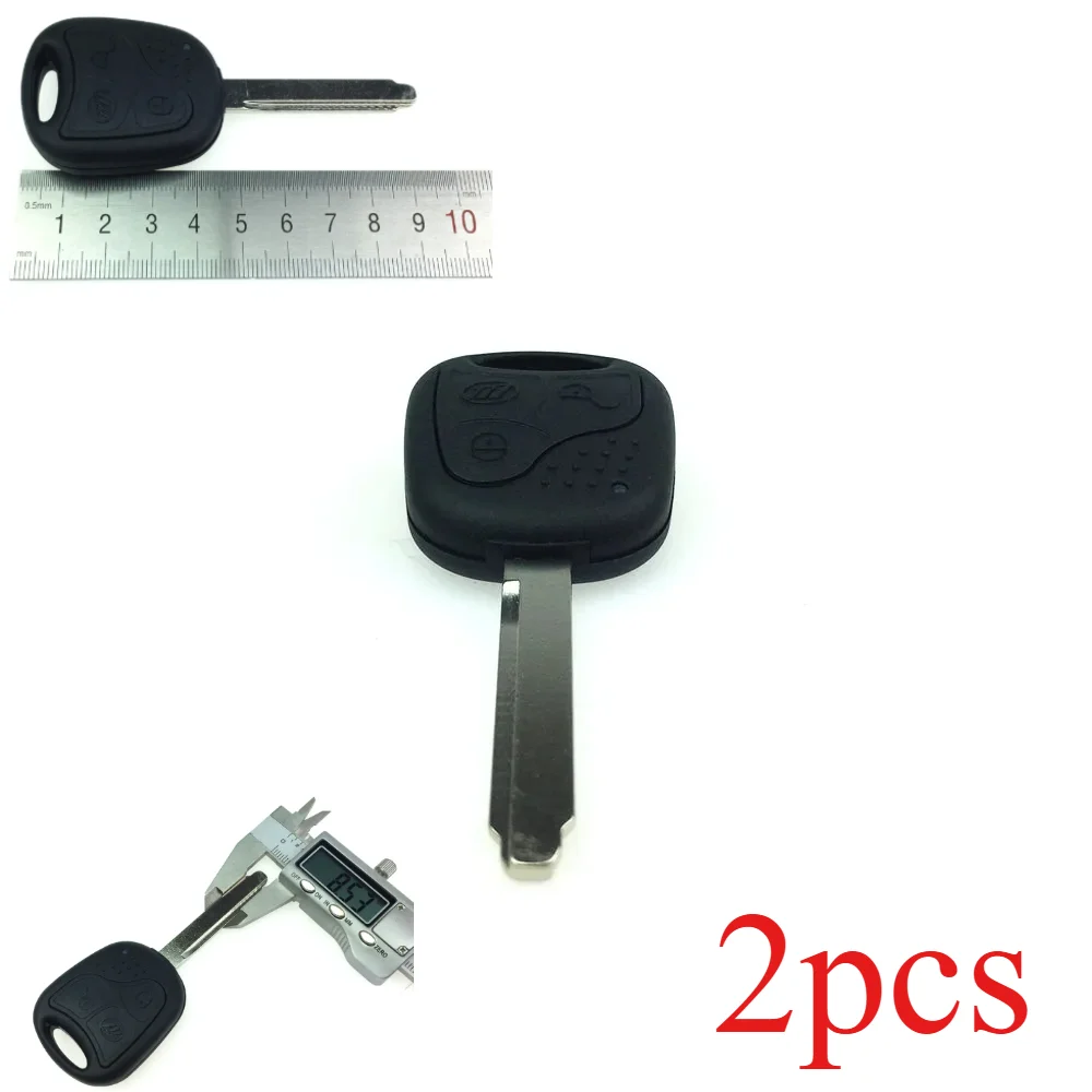 

2pcs for Lifan 620 One Remote Control Keys Embryo Straight Lifan 620 Remote Key Shell High Quality Shell
