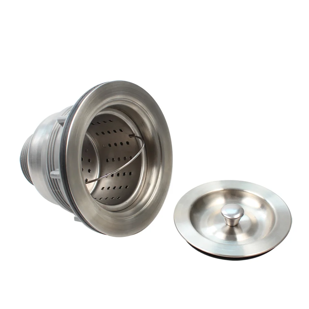 Talea 3-1/2 Inch Stainless Steel Sink Strainer Assembly Kit For Kitchen Sink XK375A