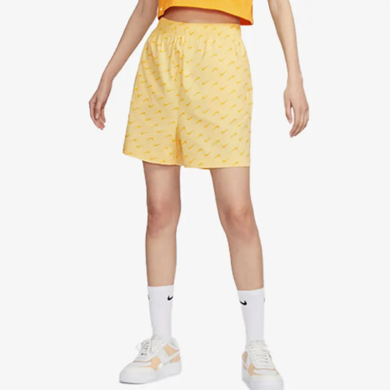 

Женские летние спортивные шорты Nike с высокой талией, свободного кроя, из тканого материала, DV7933-795