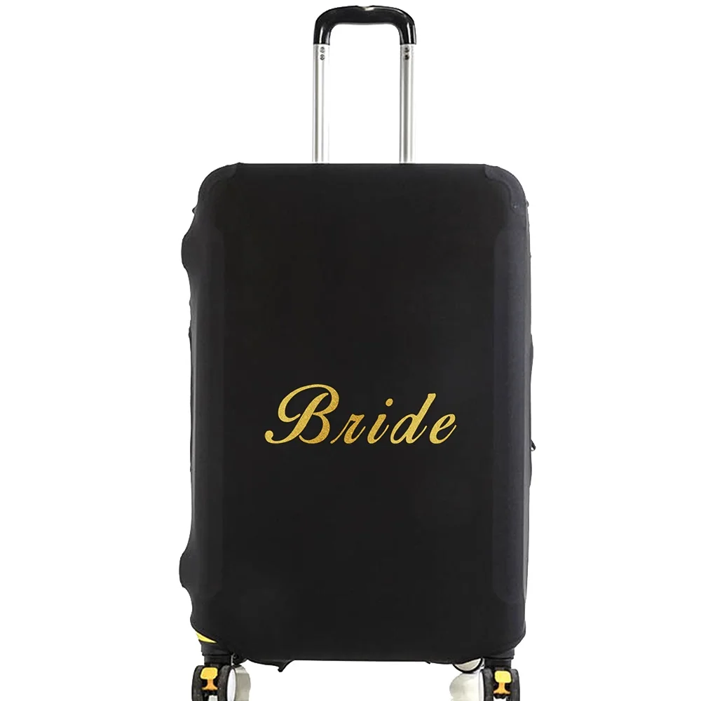 Travel Essentials Suitcase Case for 18-32 Inch Bride Print Trolley Protective Covers Holiday Traveling Accessories Luggage Cover