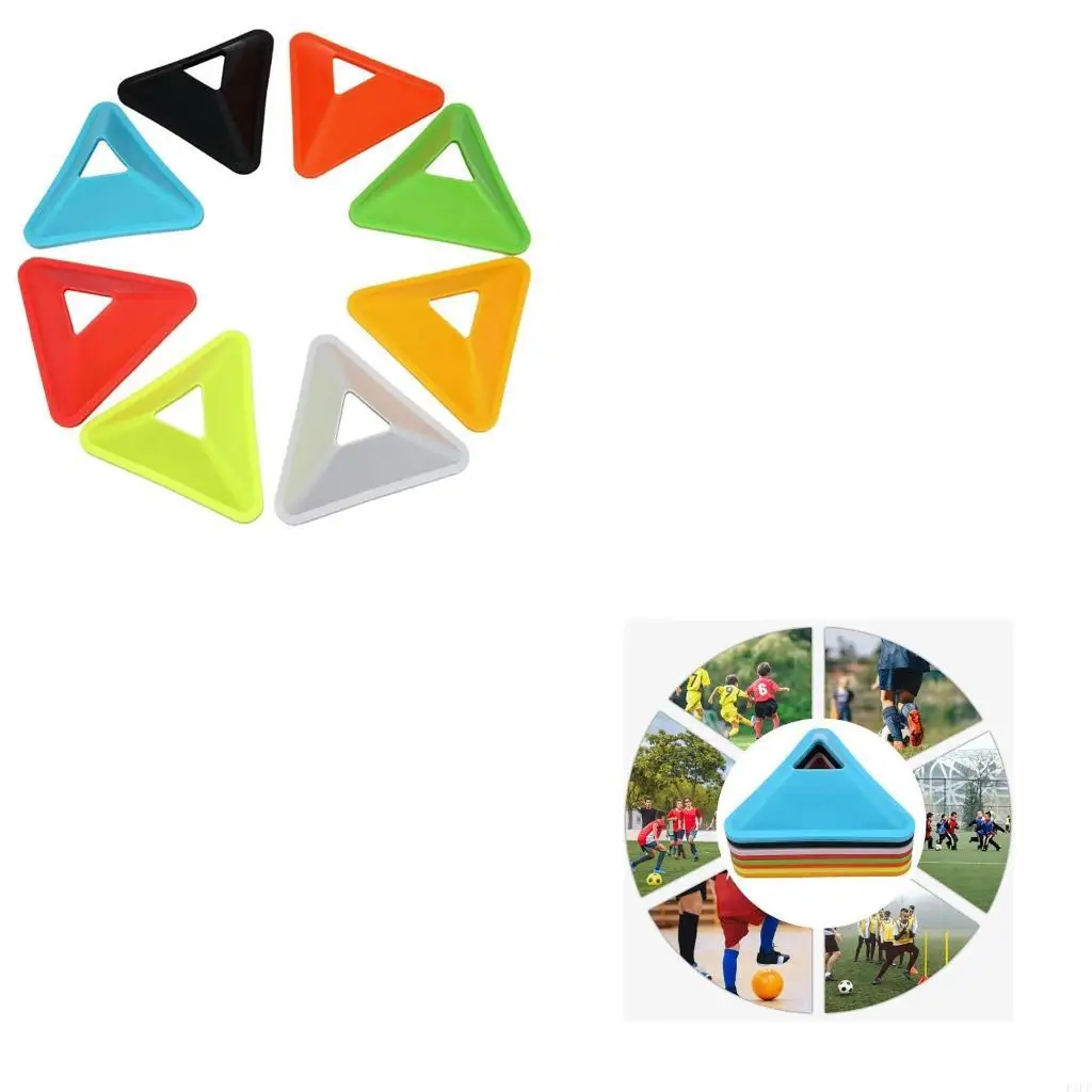 

Football, Basketball, Soccer Disc Cones, Agility Soccer Cones with Carrying Bag