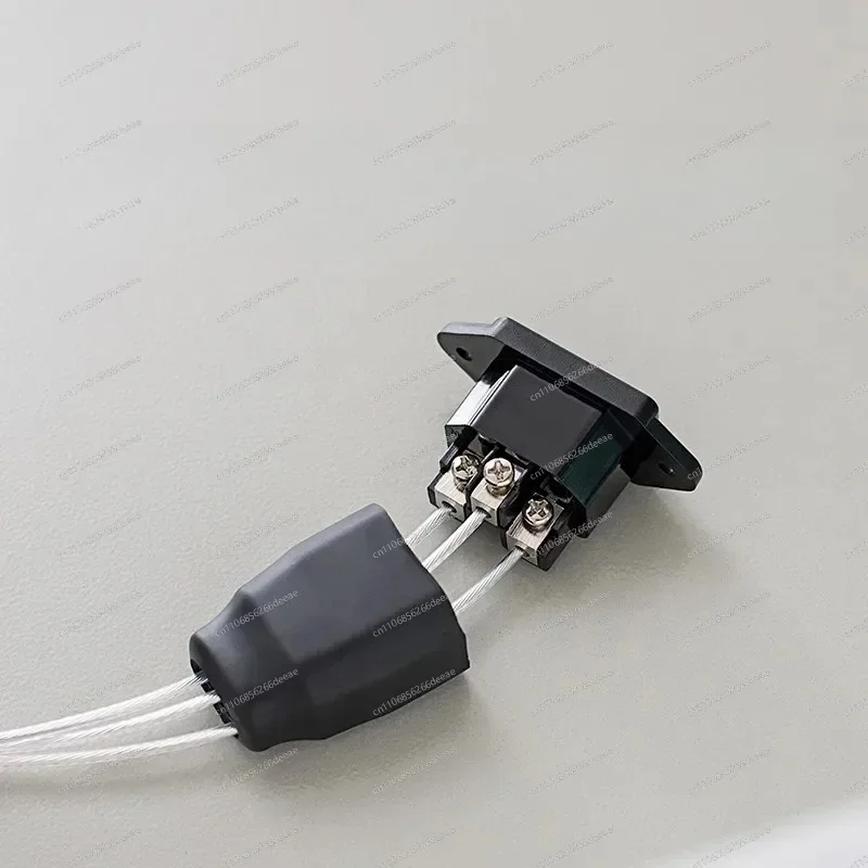 YbjUltra-Thin 90° Elbow C13 to C14 Power Cord Extension for Computer