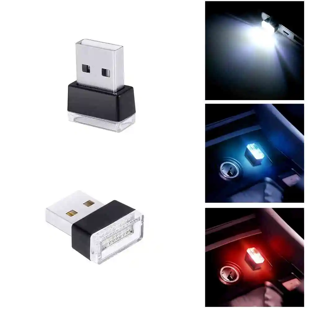 Car USB LED Atmosphere Mini Lights For SsangYong Actyon Turismo Rodius Rexton Korando Kyron Musso Sports