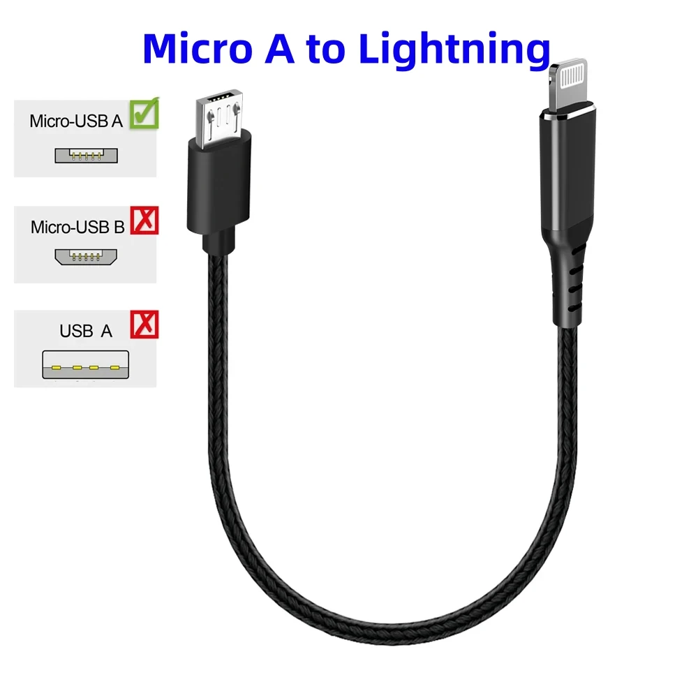 E-Bike Use USB Micro A to Lighting USB C Charge Cable for Bosch E-Bike Display Charge Direction from Display to Smartphone OTG