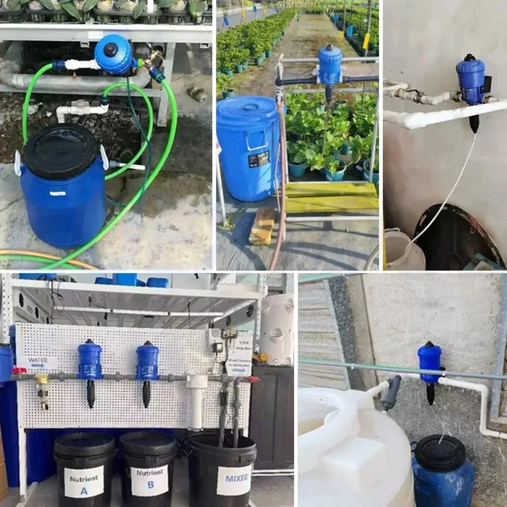Automatic Dosing Device Irrigation Injector Powered by Water Dosing Pump for Garden Water-Powered Fertilizer Fertilizer Injector