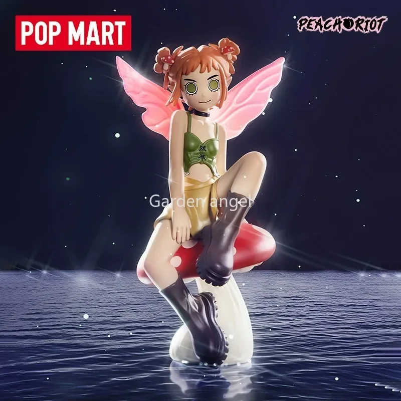 POP MART-Boîte ennemi Peach Riot, The Rebellious Peach, Punk DegradSeries, Caixas Kawaii Butter, Action Figure Toys, Model Mystery Box