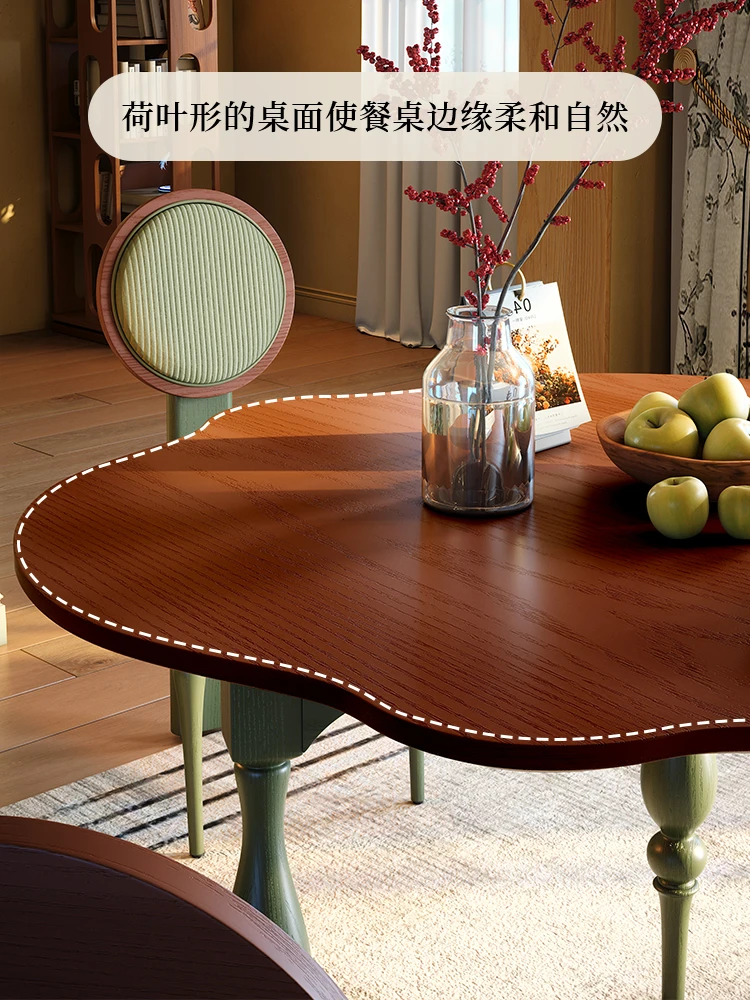 Customizable French Vintage Wood Dining Table