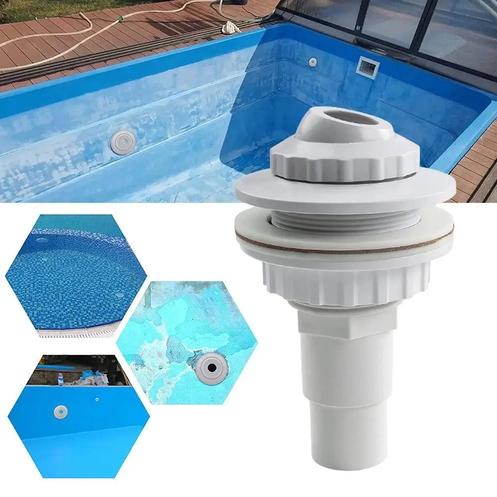 Accessori per piscine ugello per getto SPA uscita dell\'acqua regolabile ritorno ugello per piscina ugello di ingresso bulbo oculare