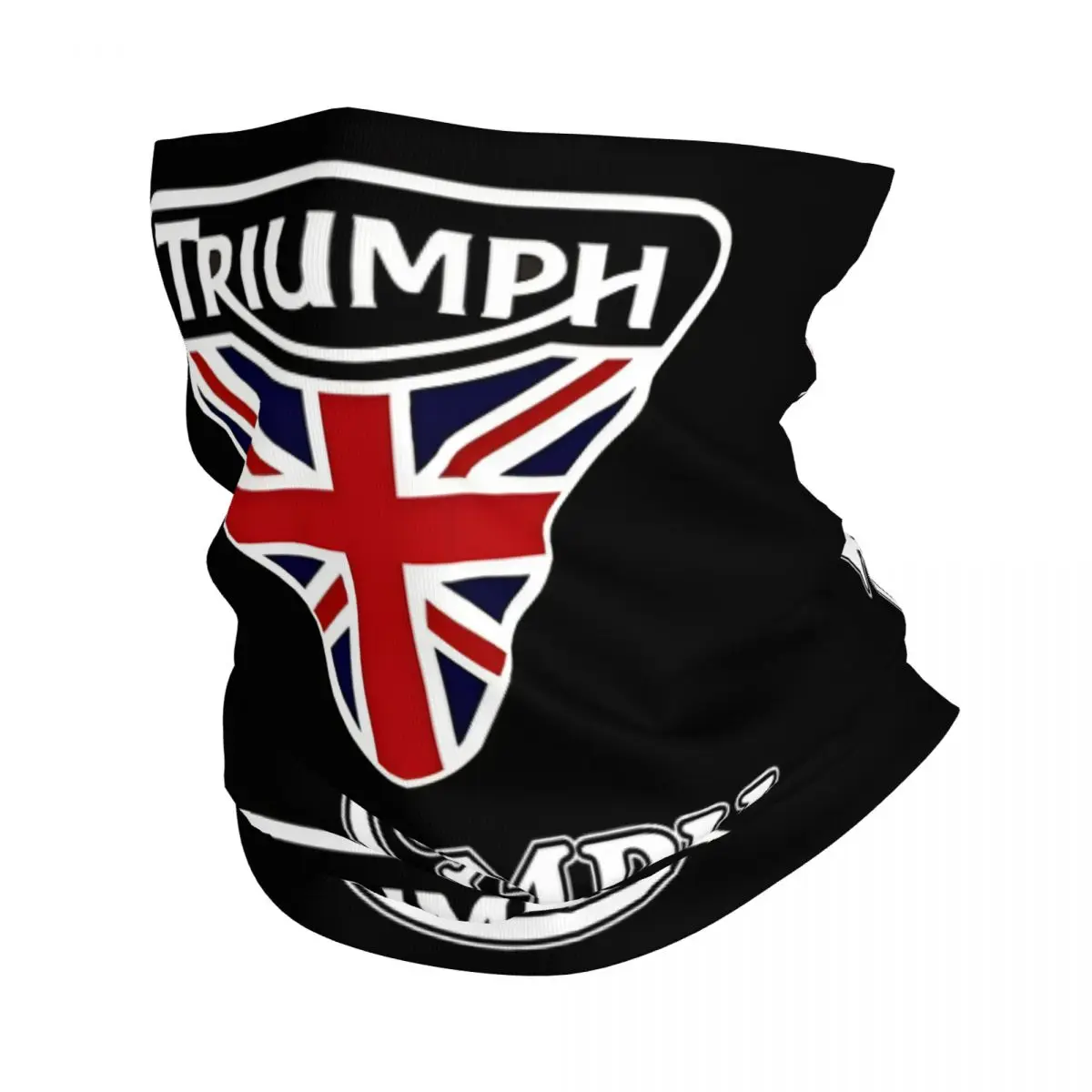 ผ้าพันคอรถมอเตอร์ไซค์ triumphed Bandana ผ้าคลุมหน้าและคอผู้ที่ชื่นชอบรถจักรยานยนต์หลายหน้าที่ใช้ได้ทั้งชายและหญิงสำหรับวิ่งฤดูหนาวของผู้ใหญ่