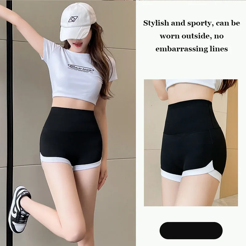 Seamless Biker Shorts Women Fitness Casual High Waist Fashion Summer Slim Womenswear Bottoms Black Summer Shorts Streetwear