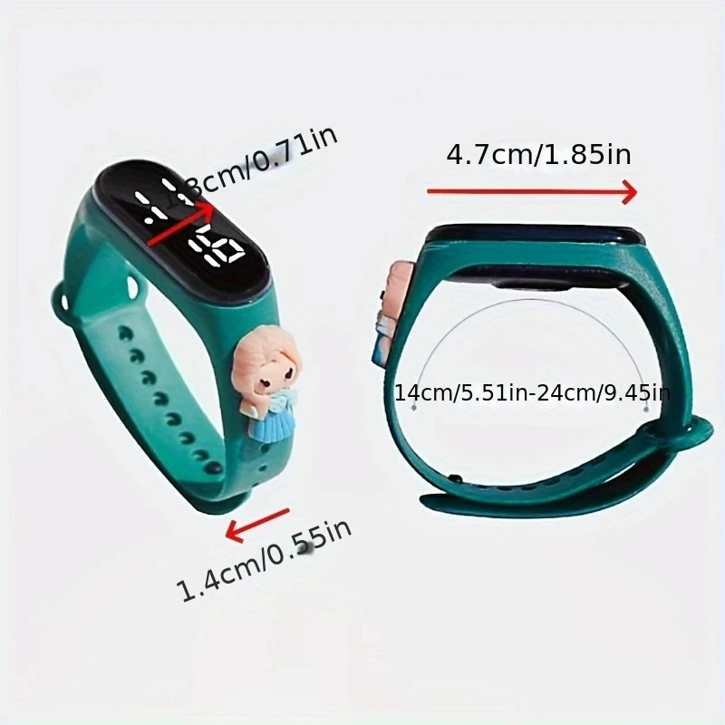 Montre intelligente étanche à écran tactile pour enfants, montre électronique numérique LED pour enfants, bracelet de sport pour bébé, cadeaux d'anniversaire, horloge garçon et fille