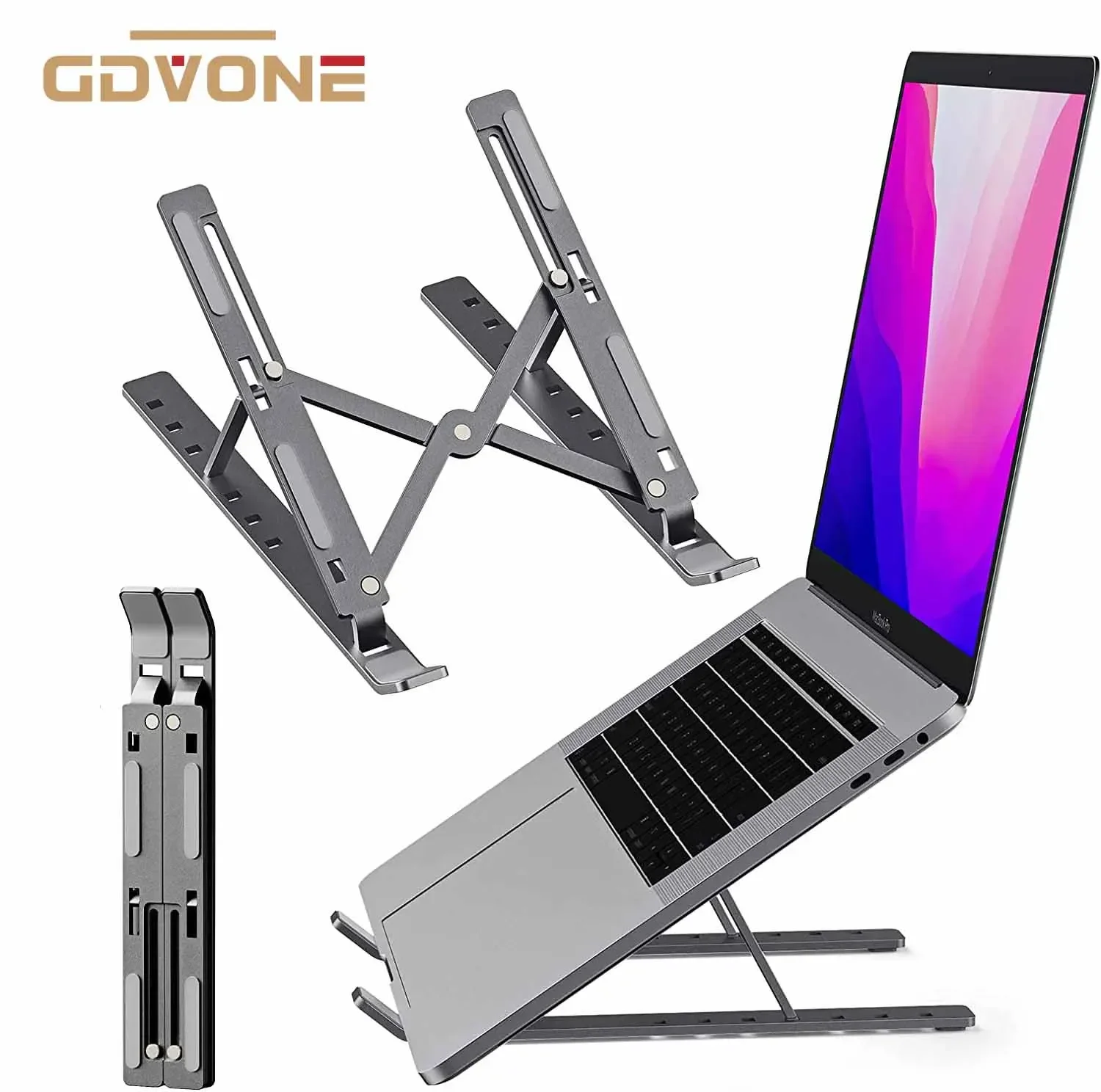 

Portable Laptop Stand Aluminum Notebook Holder Foldable 10 To 15.6 Inches Laptop Bracket for Macbook Air Pro Xiaomi Accessories