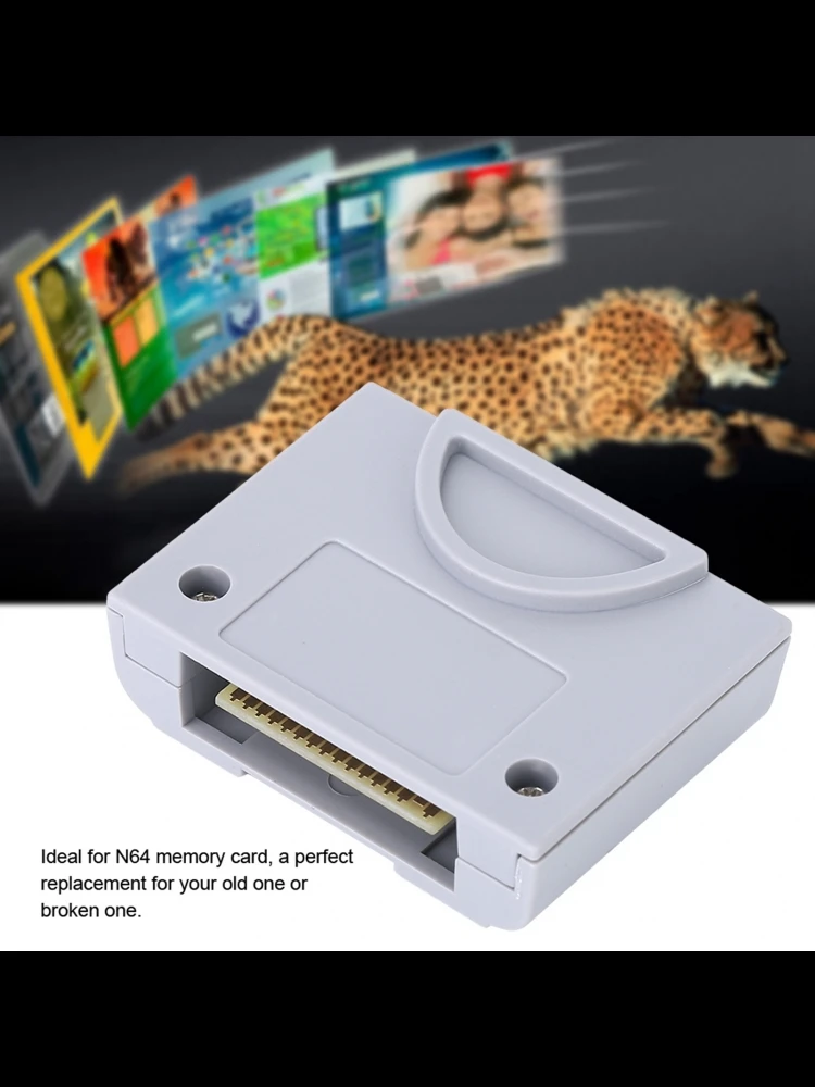 Für N64 256Kb Speicherkarten-Ersatz, Für N64-Spielkonsolen-Controller, Plug-and-Play, Für N64-Speicherkarten-Ersatz