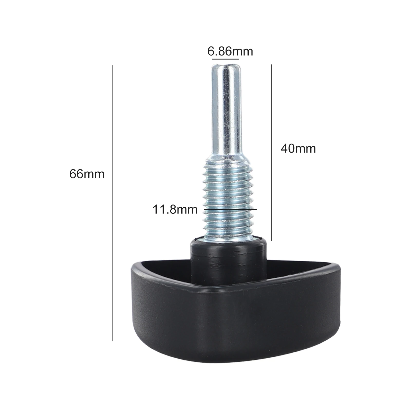 Exercise Equipment Accessory Adjusting Knob Ergonomic Design Plastic Construction Rust Resistant Training Routines