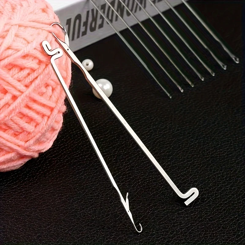 5-teiliges Pullover-Reparatur-Häkelnadel-Set, geeignet für Anfänger und Pullover-Strickbegeisterte. DIY handgemachtes Nähset. – Detail 3