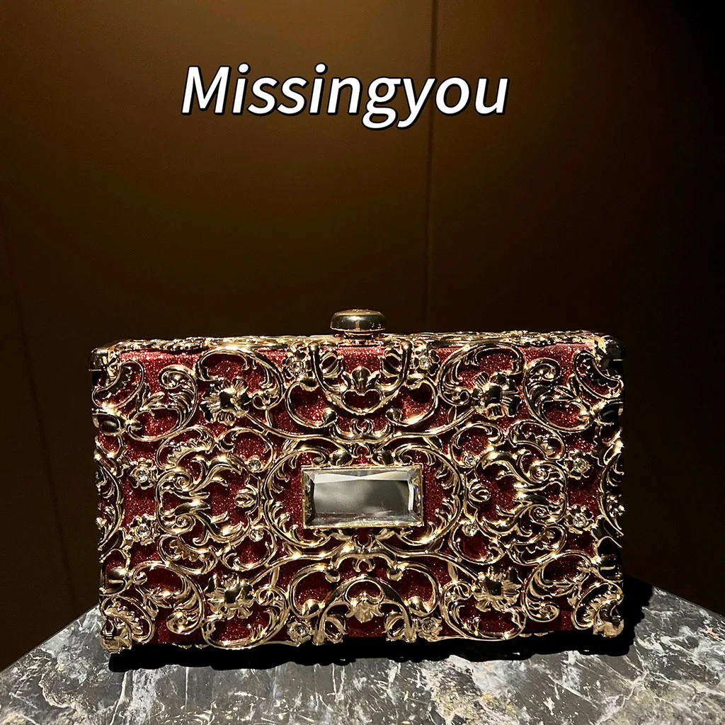 Heavy Industry Handbag, Celebrity Fashion Dinner Dress Bag, Women's Diamond-Encrusted Handbag, Shoulder Messenger Bag