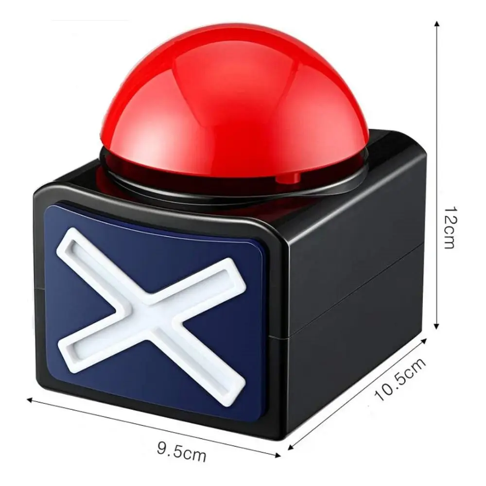 جديد ABS لعبة الإجابة الجرس مع ضوء الصوت السبر لعبة الأحمر لعبة الطنان تريفيا مسابقة زر التنبيه