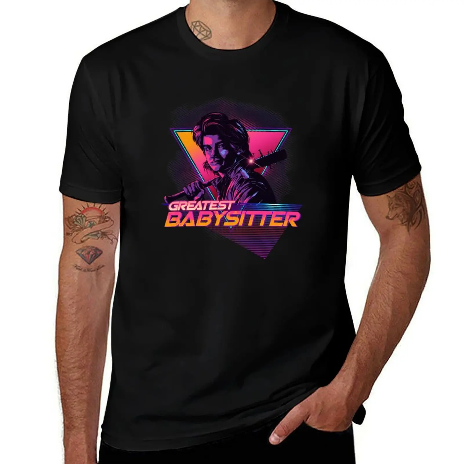 

Greatest Babysitter T-Shirt t shirts for man pack white essential t shirt t shirt men 100% cotton luxury brand T-shirt