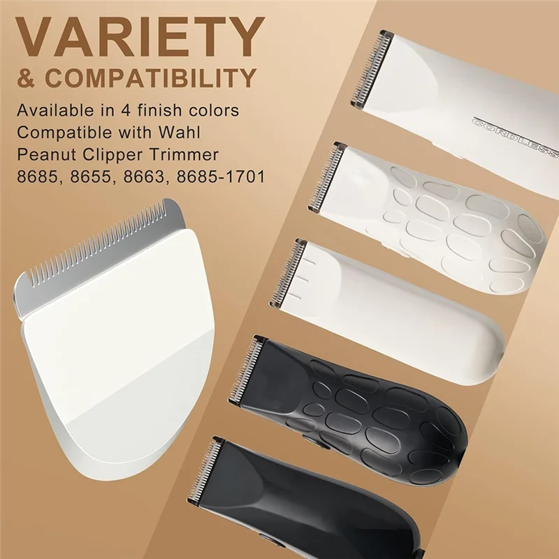 【24H-SALE!】شفرة بديلة لقص شعر الفول السوداني Wahl 2068-300، ماكينة قص الفول السوداني باللون الأبيض #3