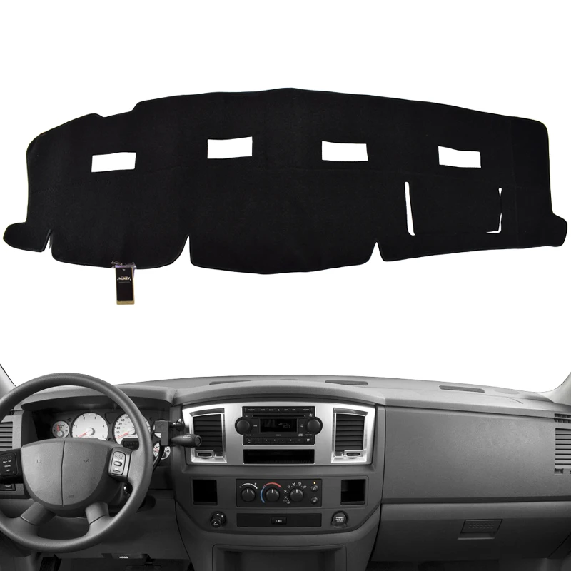 Dashboard Cover Dashmat Dash Cover Mat Carpet For Dodge Ram 1500 2500 3500 1994 - 2020 1998 2001 2002 2003 2015 2016 2018 2019