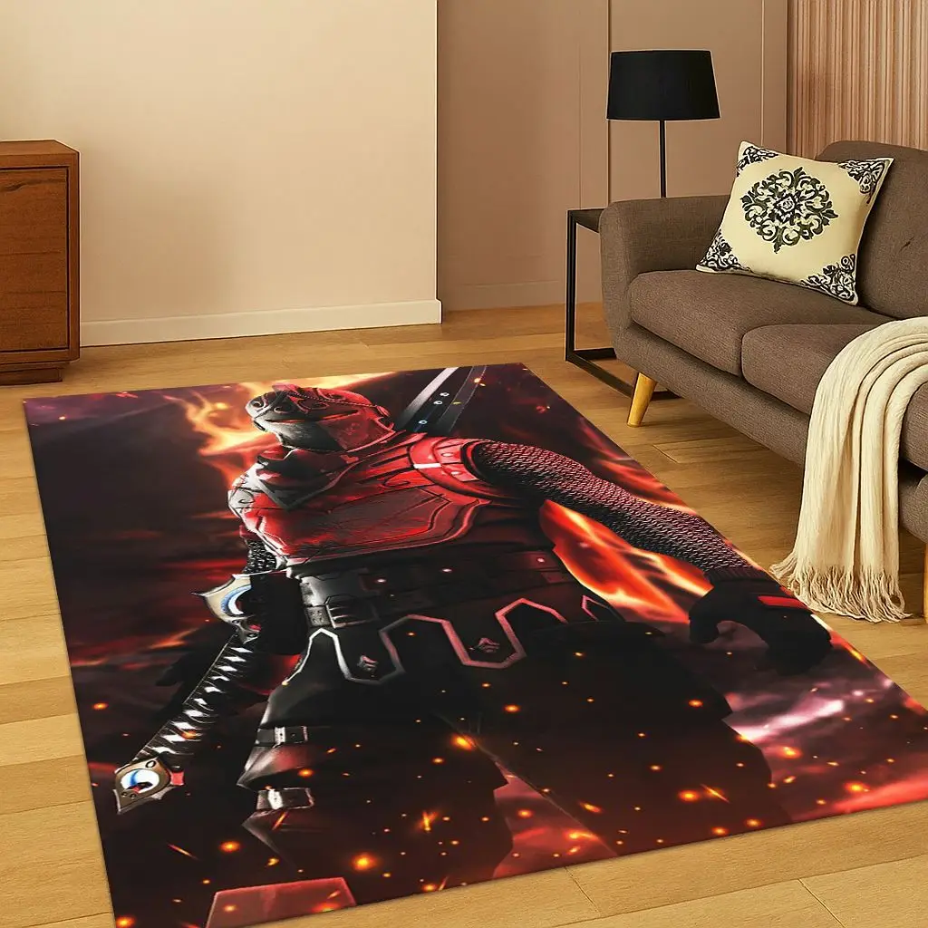 ثلاثية الأبعاد F-Fortnite لعبة الكرتون السجاد البساط لغرفة النوم غرفة المعيشة أريكة ممسحة ديكور المنزل ، أطفال منطقة اللعب البساط عدم الانزلاق هدية الكريسماس #2