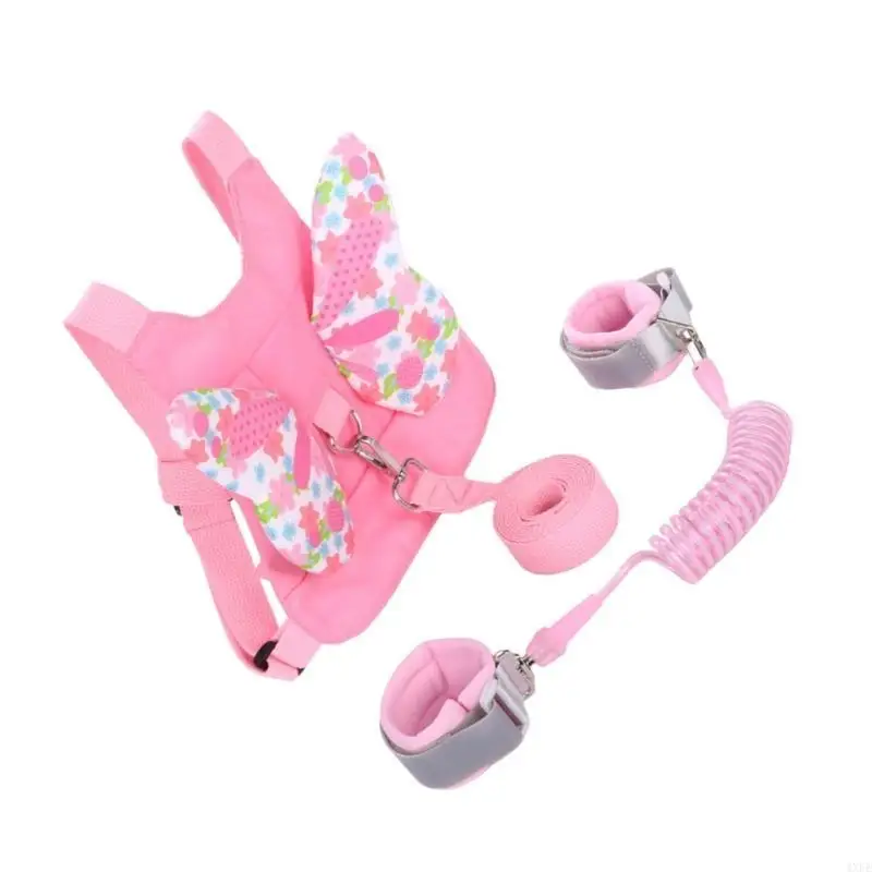 Kids Safety Walking Harness with Secure Wrist Link Kids Walking Leash Child Safety Wristband Comfortable for Toddlers