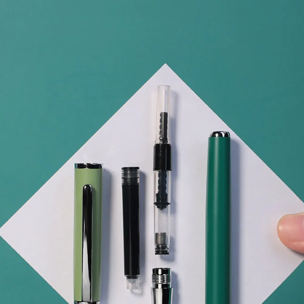 

Refillable Ballpoint Pen Smooth Writing Metal Office School Stationery Calligraphy Practice Signature Pen For Students