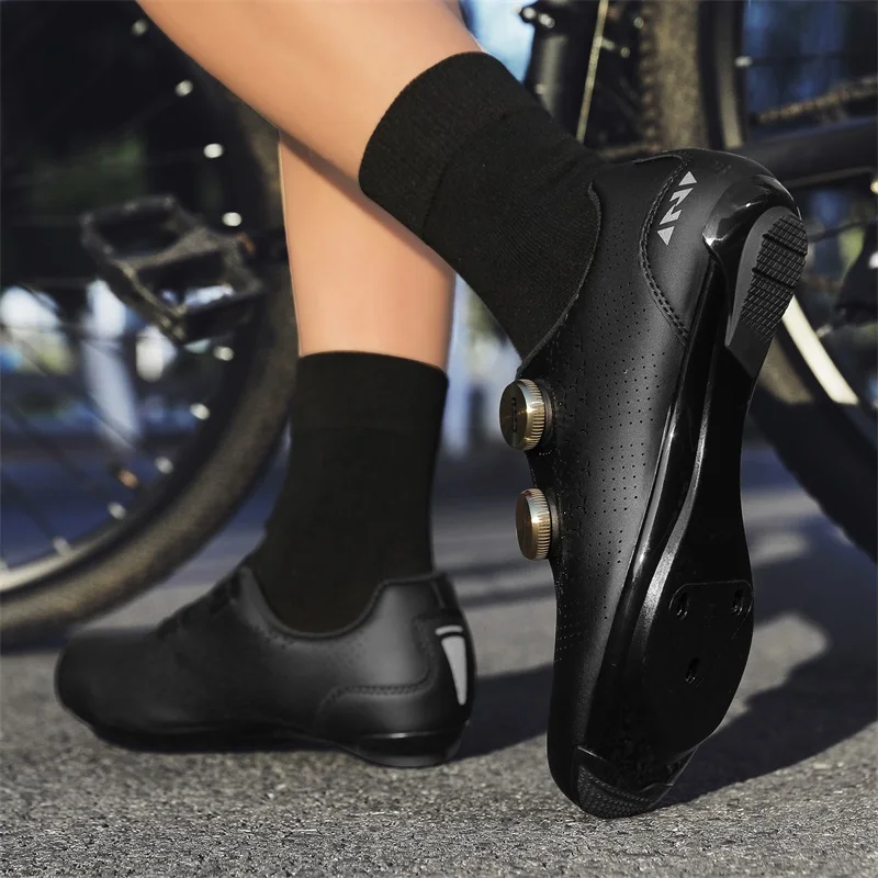 Herren Fahrradschuhe Radsport Schnellverschluss-Schuhe MTB Rennrad Unisex Profi-Rennschuhe Modische Gummi-Flachschuhe – Detail 20