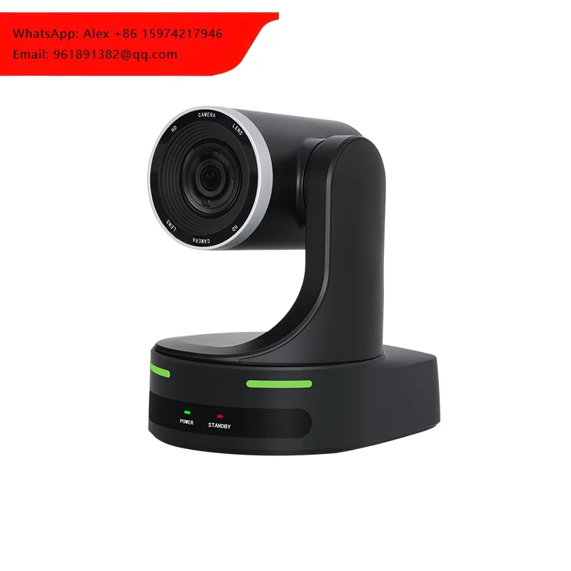 

NDI PTZ Camera AI Auto Tracking 30X Optical Zoom USB Live Streaming Camera PoE 1080P 60FPS Wide Angle For Worship Events