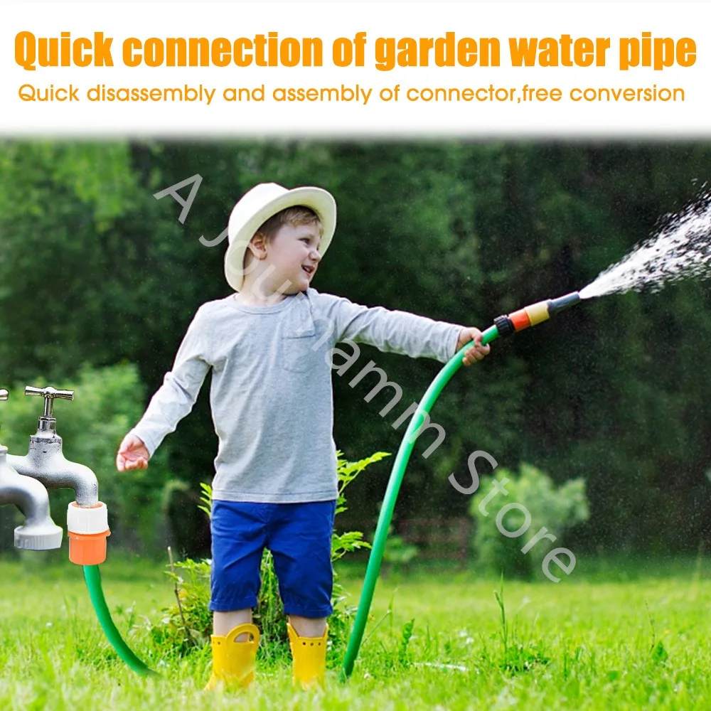 Connettori per tubi dell'acqua tubo interfaccia per giunti del rubinetto universale irrigazione a prova di riflusso veloce per il raccordo per l'irrigazione del cortile del giardino