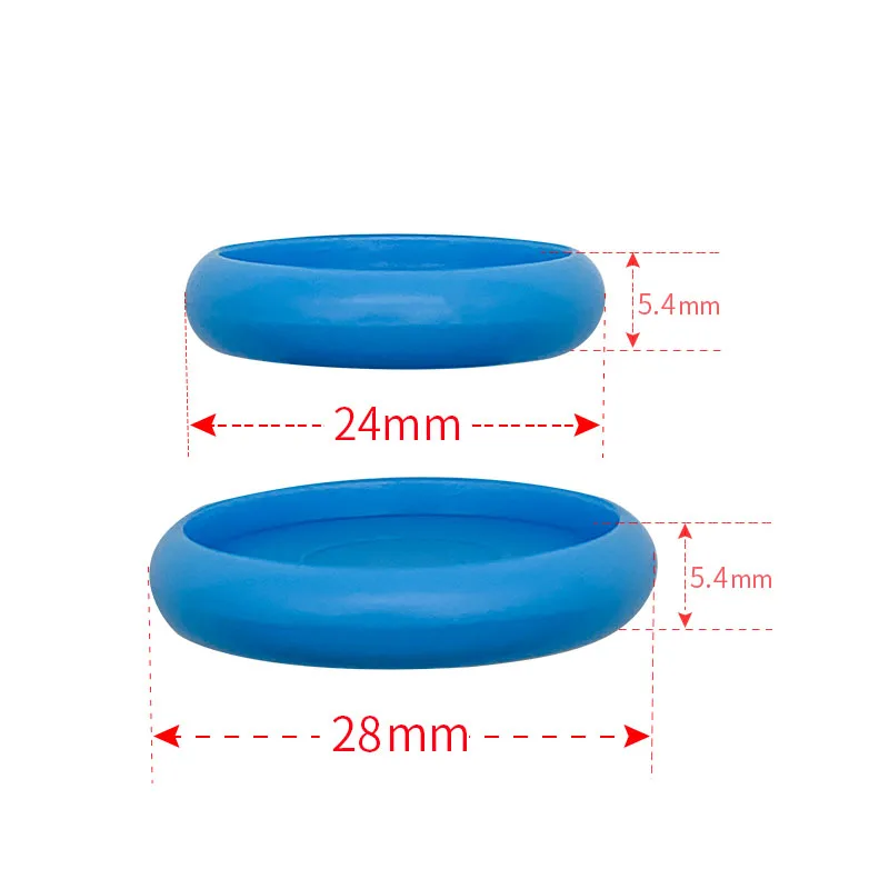 100PCS 24MM Solid Color Plastic Ring Buckle is Suitable For Mushroom Hole Notepad Book Disc Buckle Disc Loose-Leaf Buckle