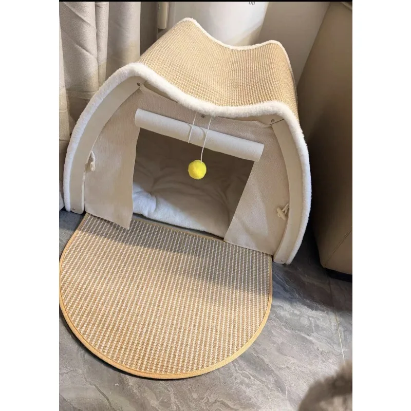 cat-tent-sisal-cat-scratching-board-integrated-oversized-house-universal-in-all-seasons-solid-wood-closed