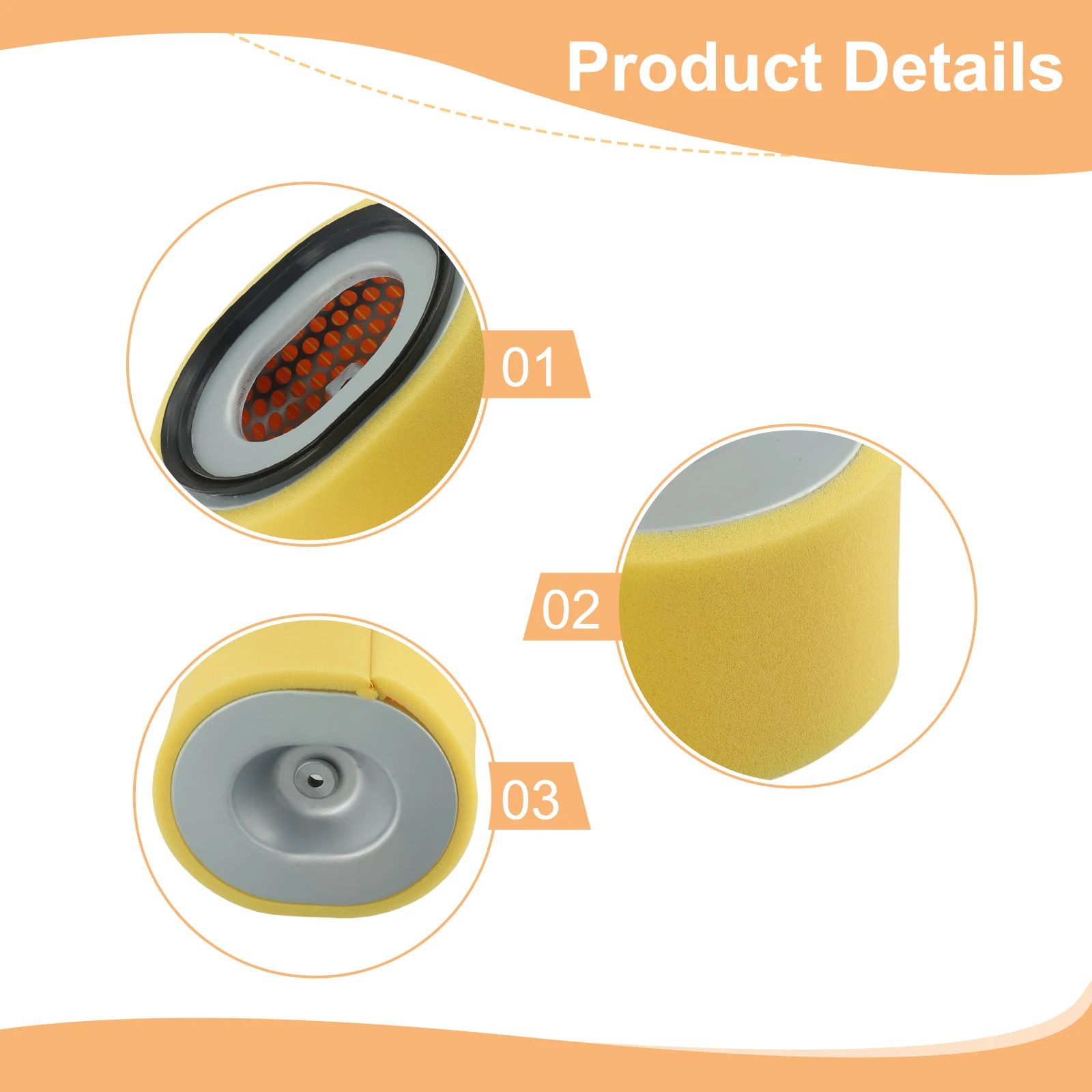 Air Filter Compatible With ForYanmar For Diesel Engine L100N L48N Replace 114210-12590 114211-12510 Replacement Parts