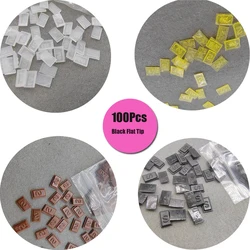 Rebonded Flat Tip Keratin Glue Rebonded Tip 100pcs Flat Tip Keratin Tips for Human Hair Extensions Tools Keratina Hair Rebonded