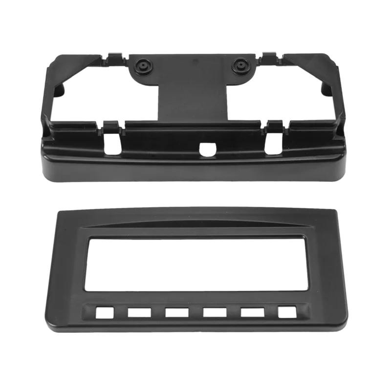 Car Radio DVD Middle Stereo Frame Panel Mounting Dash Bezel Fascia for Mitsubishi Pajero Sport Triton L200 Mornitor MID