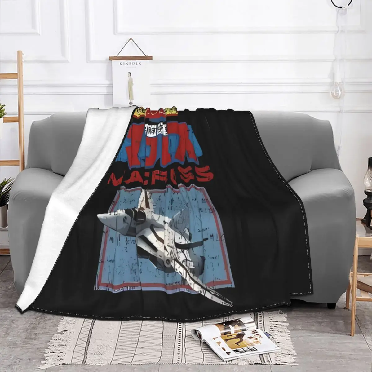 New Super Dimension Fortress Macross Home Bed Blanket Quilt For Bed Thin Wadding Blanket Throw Blanket