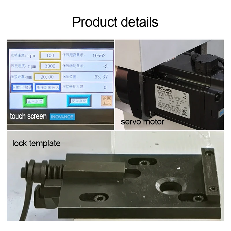 Premium Silent Servo Terminal Crimper - Customizable for Diverse Cable Terminal Types