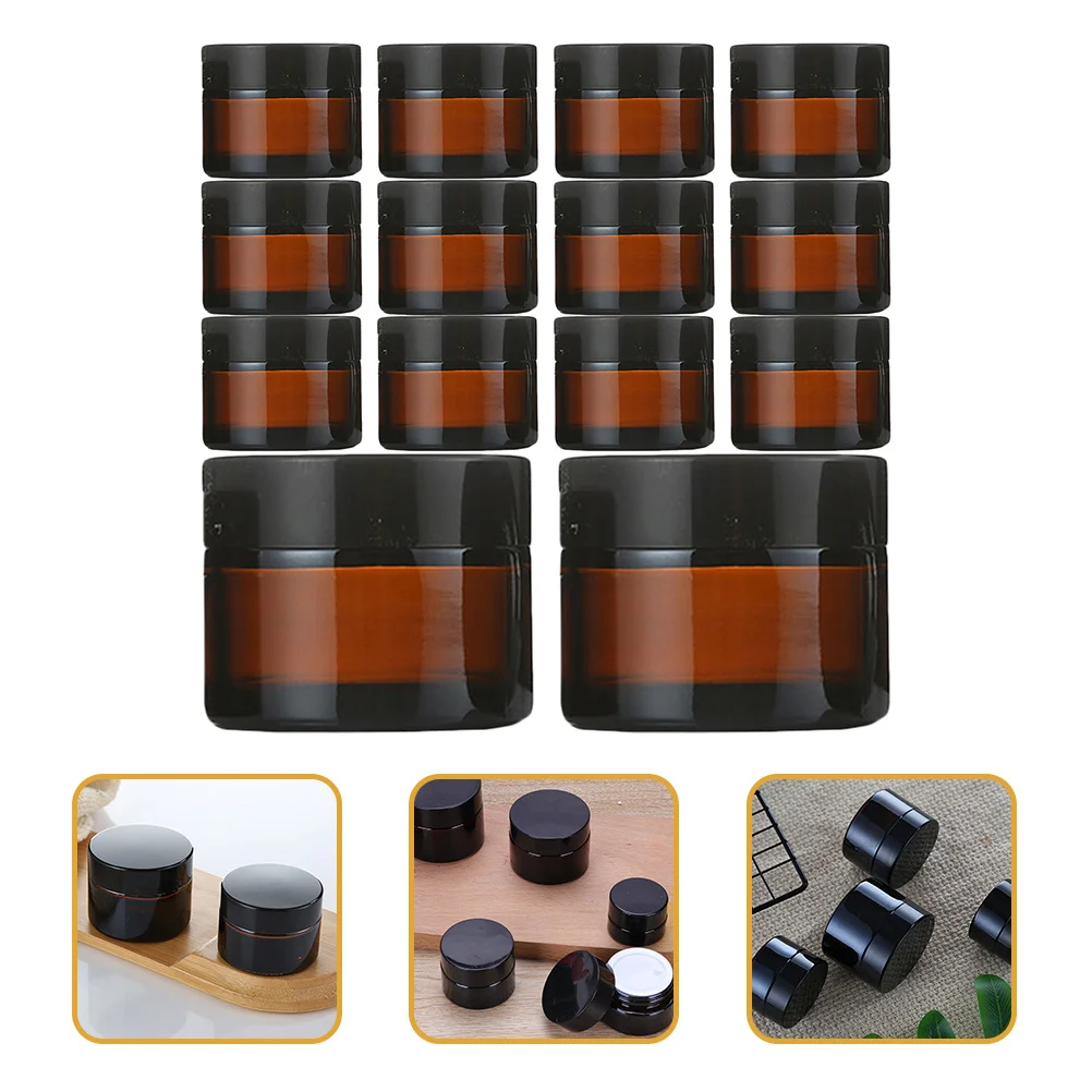 

20Pcs Empty Refillable Face Cream Bottles Sealed Design for Long Term Storage and Travel Cosmetics Bottle Sample Holder