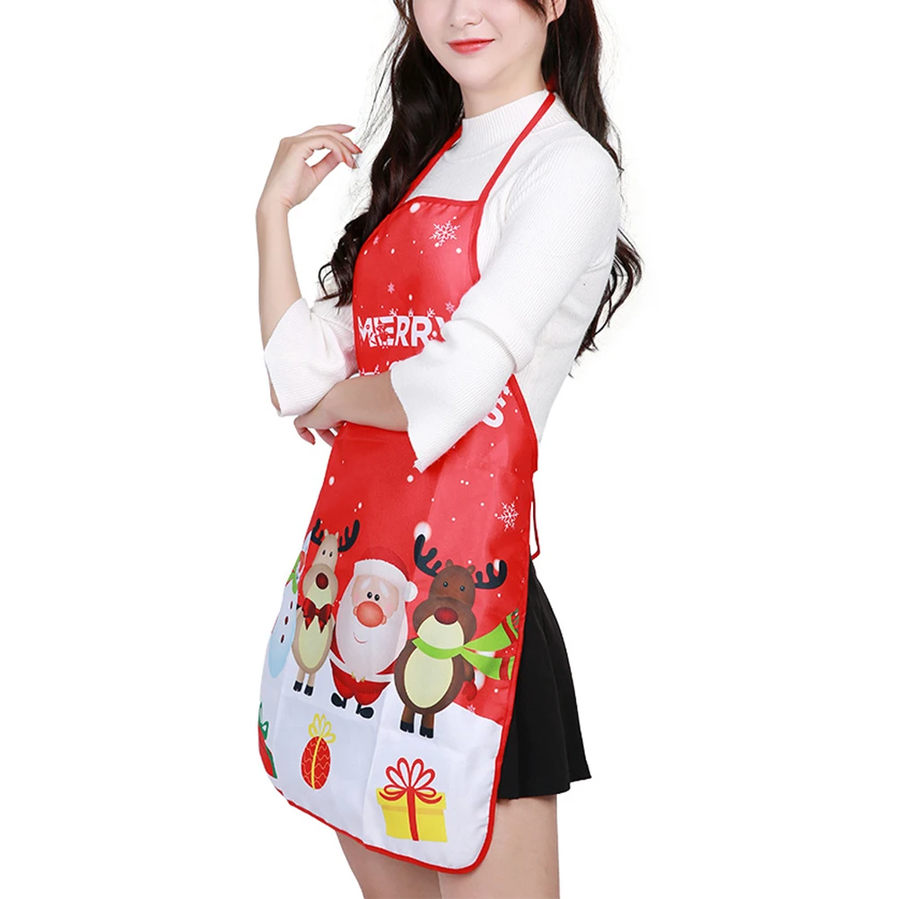 

Christmas Apron Decorative Novelty Decorative Party Aprons Aprons Comfortable Photo Shoot Holiday Atmosphere