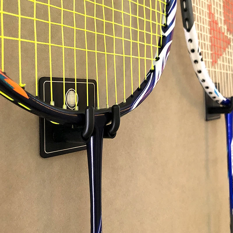 Wandgemonteerde rackethouder haak tennisrackethouder badmintonracket displayhouder haak roestvrijstalen muurhaak opslag