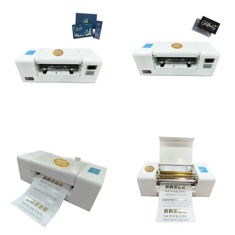 for Hot Sale Christmas Cards Greetings Cards Hot Foil Printing Machine AMD360D Digital Sheet Foil Printer