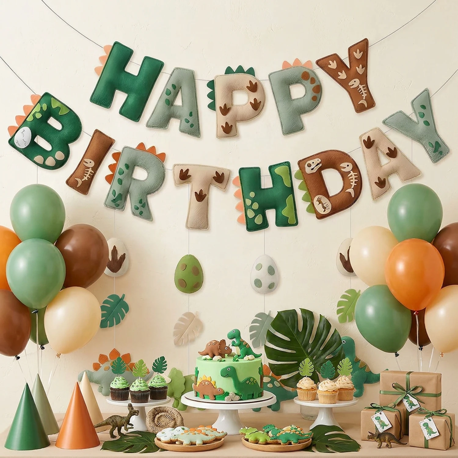 Striscioni 2D in Feltro Verde  - Baby Nursery Hanging Decor recensione e prezzo