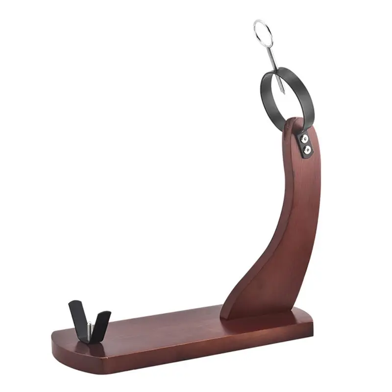 M11K-Wooden Ham Stand(1 Pc), Sturdy Wood Board, For Carving Spanish Hams& Italian Prosciutto Holder