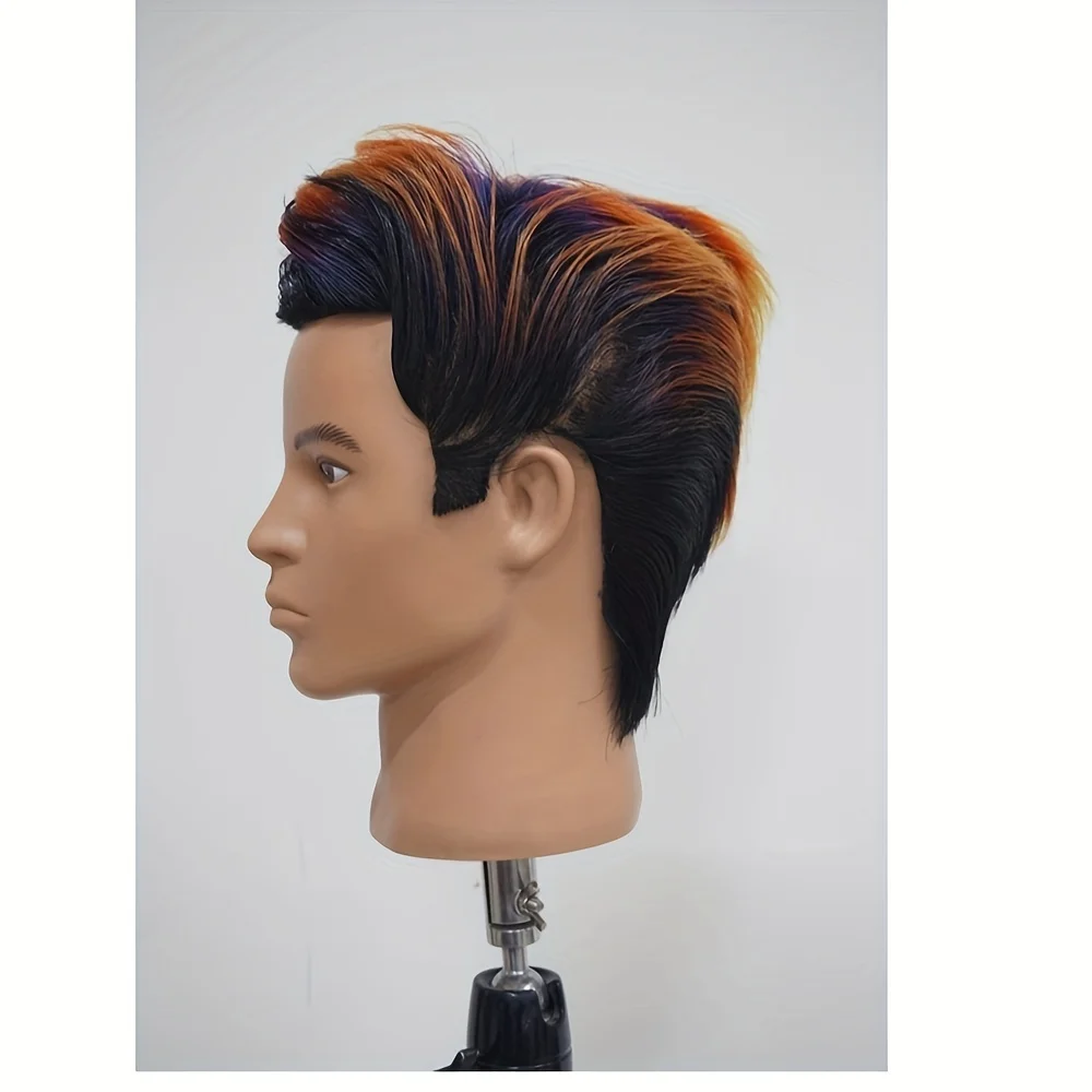 100% Human Hair Mannequin Head Men\'s 8\