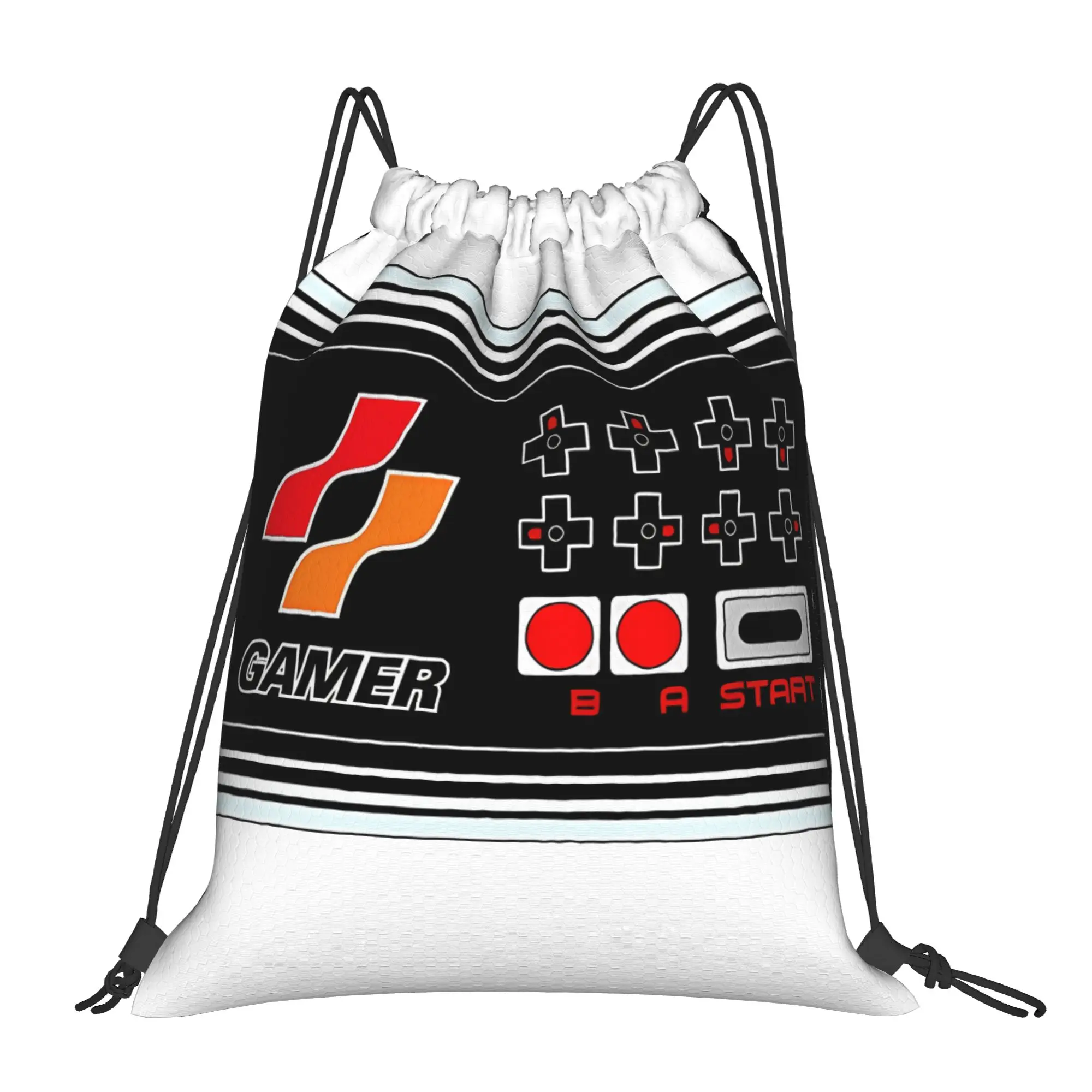 

Konami Code Contra NES Portable Travel Drawstring Bags Riding Backpack Gym Storage Backpacks