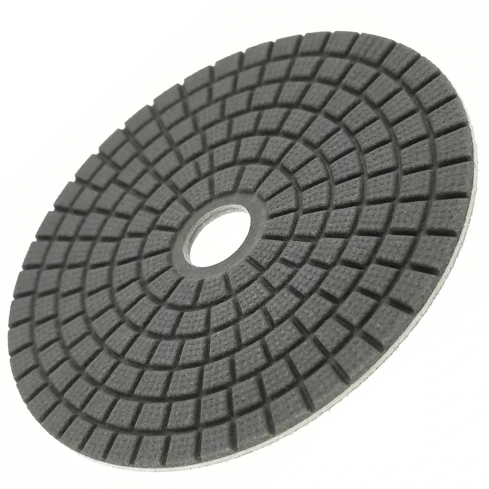 

6 Inch 150mm Grit Buff Diamond Wet Polishing Pad For Granite Stone Concrete Marble Polishing And Grinding Black & White Buffing