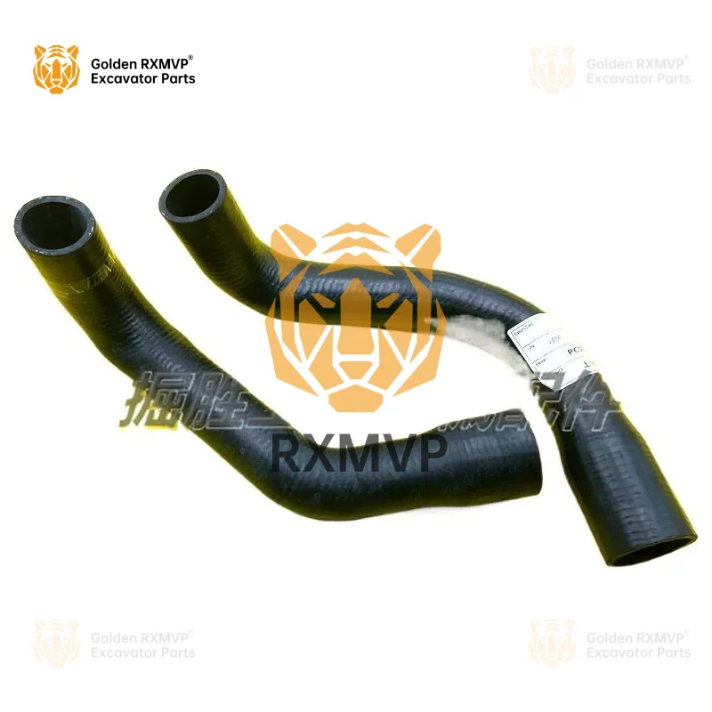 For Komatsu PC56-7Upper and lower water pipe engine water tank water pipe rubber water pipe hose Excavator Parts