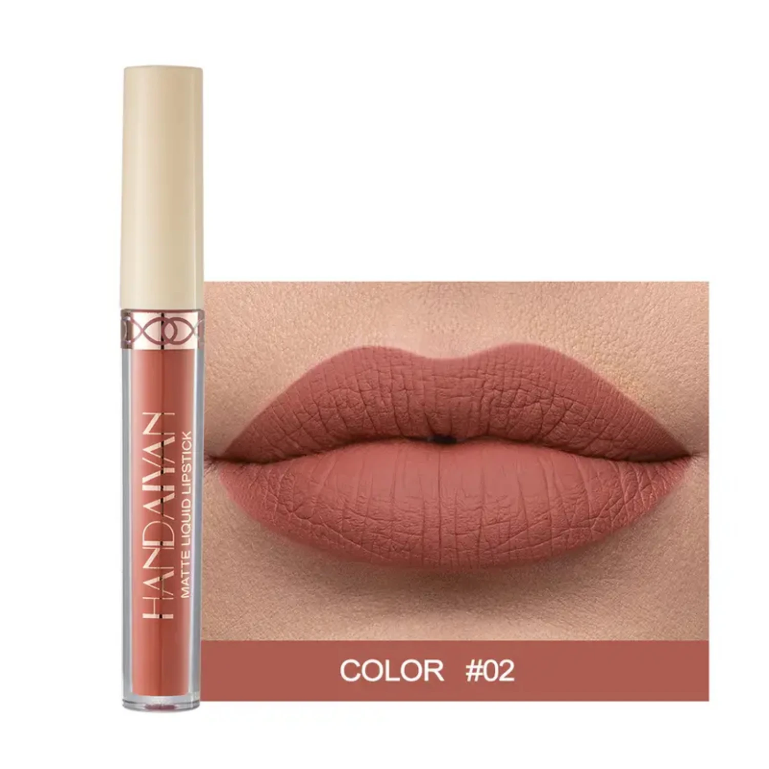 Velvety Matte Nonstick Lip Gloss in Shade #12, Long-Lasting Formula for a Flawless Finish that Glides on Smoothly | Hydrating Li